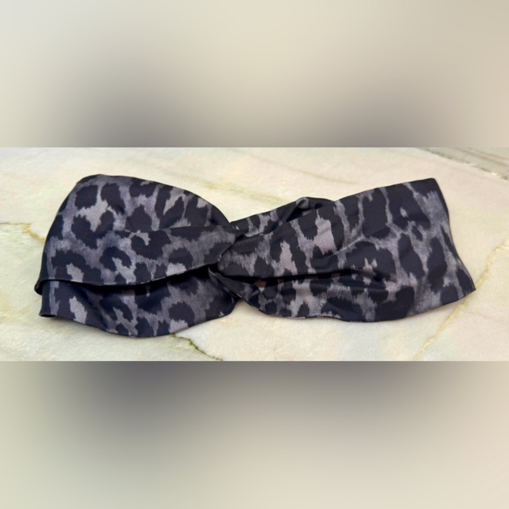 Dior Silk leopard headband